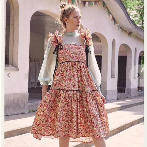 NWOT Small Eliza Faulkner Flora Dress - Picture 6 of 8